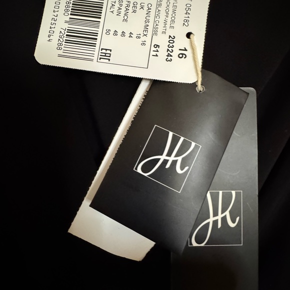 Joseph Ribkoff Black and White dress. - Picture 6 of 7